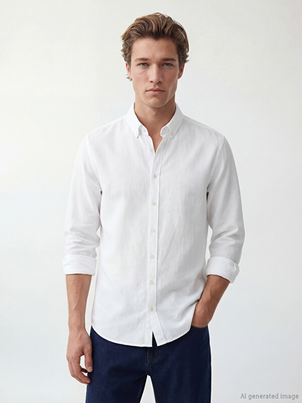 SOUTHBLUE Man White Shirt