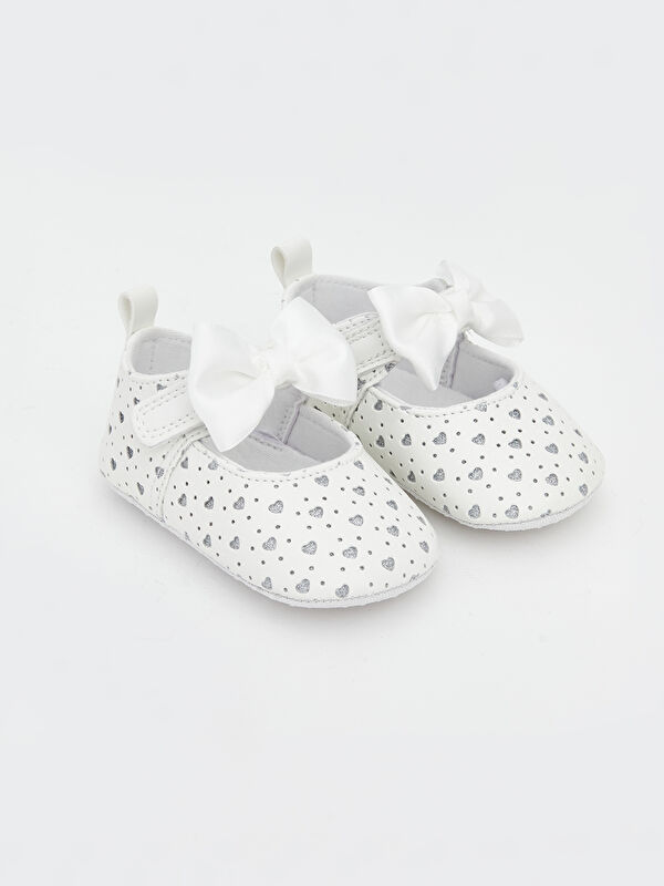 LCW STEPS Bow-Embellished Baby Girl Ballerinas