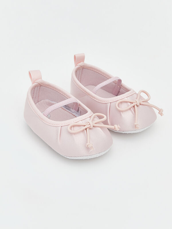 LCW STEPS Bow-Detailed Baby Girl Ballet Flats
