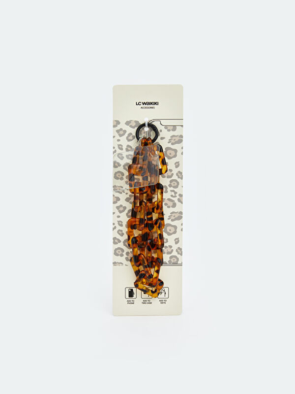 LCW JOY Leopar Desenli Telefon Askısı
