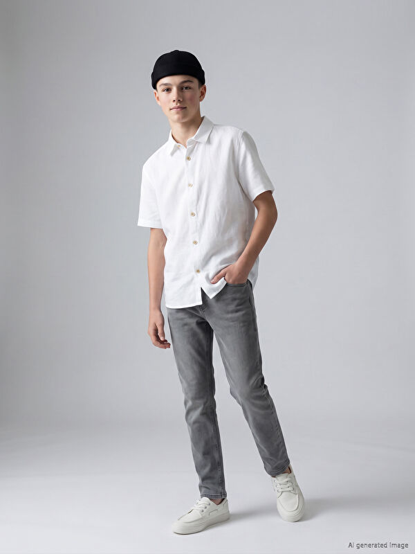 LCW Kids Slim Fit Erkek Çocuk Jean Pantolon