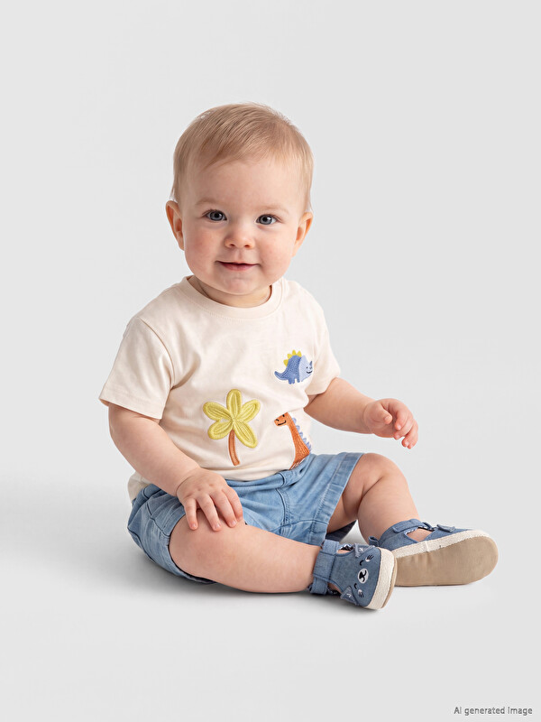 LCW baby Dinosaur Embroidered Baby Boys' Set