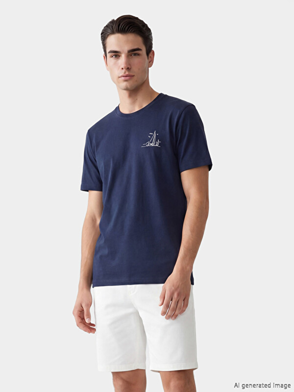 LCWAIKIKI Classic Crew Neck Printed Men's T-Shirt