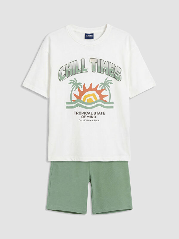 LCW Kids Baskılı Erkek Çocuk Takım