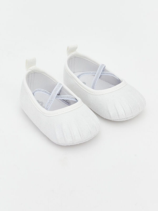 LCW STEPS Baby girl's ballet flats in a leather-look finish.