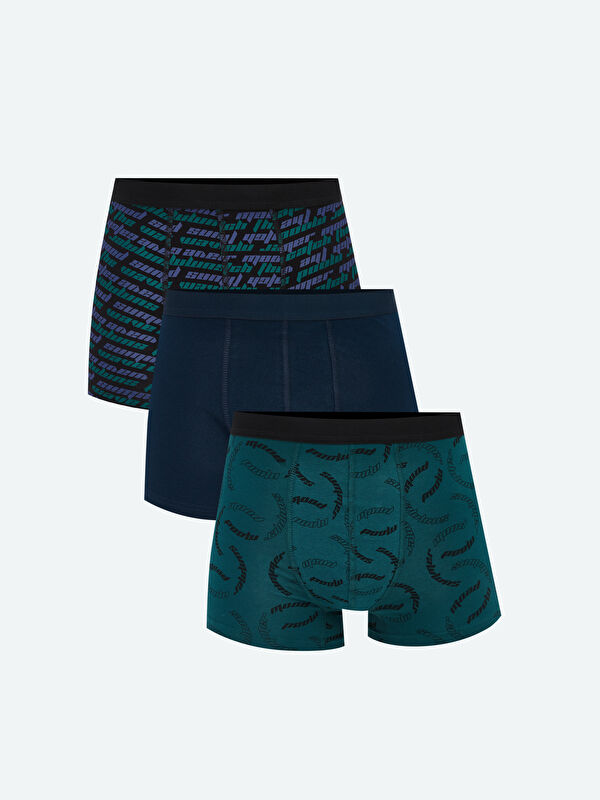 LC WAIKIKI Pamuklu Esnek Erkek Boxer 3'lü