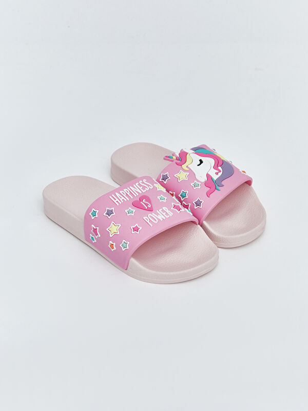 LCW STEPS Girls' Printed Sliders