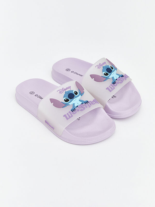LCW STEPS Stitch Printed Baby Girls' Sliders