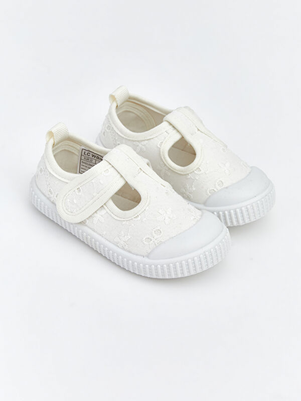 LCW STEPS Velcro First Walking Shoes for Baby Girls