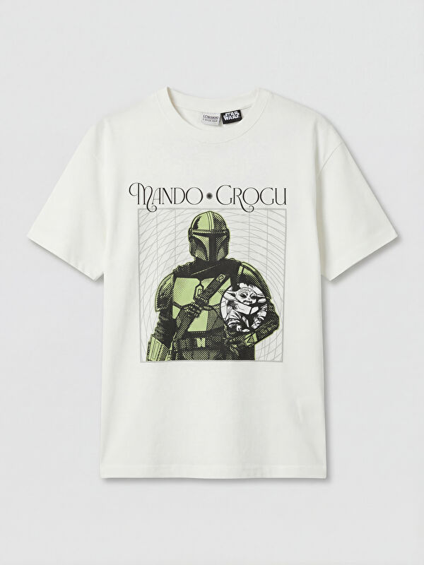 LCW Kids The Mandalorian Baskılı Erkek Çocuk Tişört