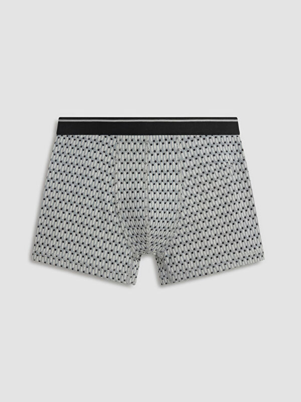 LC WAIKIKI Desenli Pamuklu Esnek Erkek Boxer