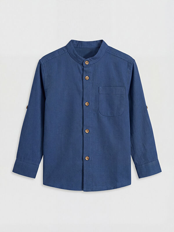 LCW Kids Chemise Garçon en Popeline à Col Officier
