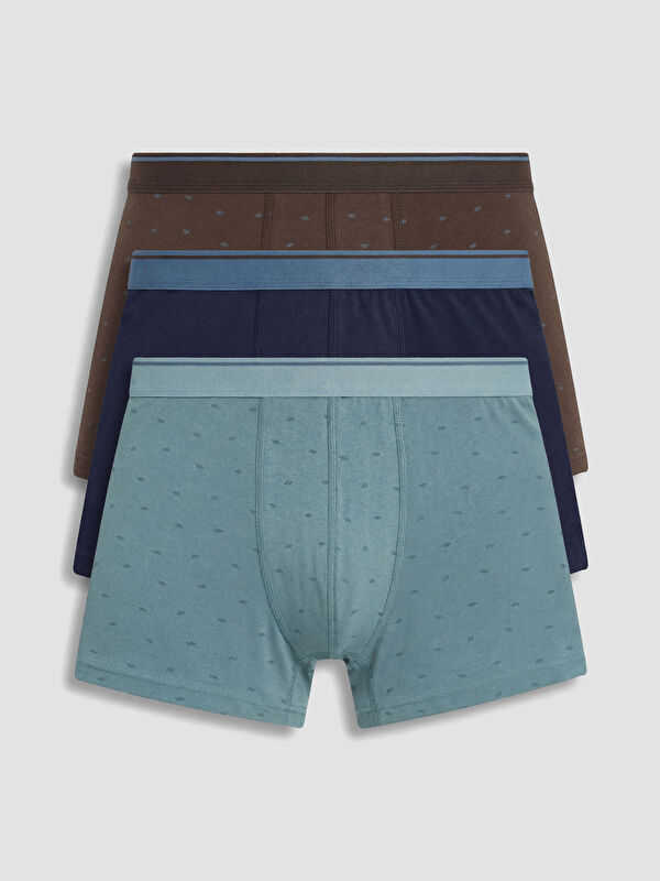 LC WAIKIKI Pamuklu Esnek Erkek Boxer 3'lü