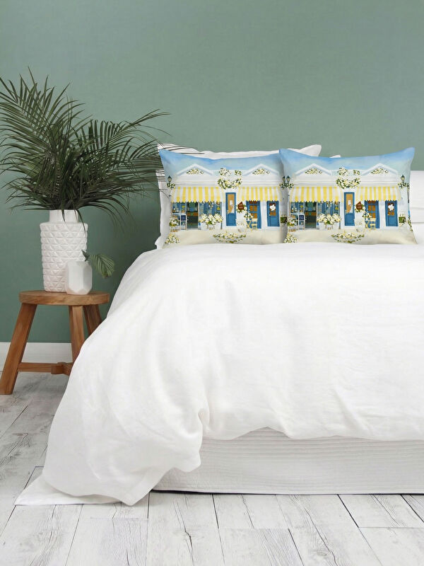LCW HOME Baskılı Pamuklu Yastık Kılıfı 2'li 50x70 cm