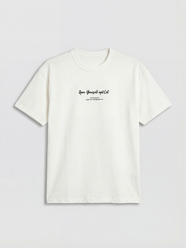 LCW Kids Crew Neck Printed Boys' T-Shirt