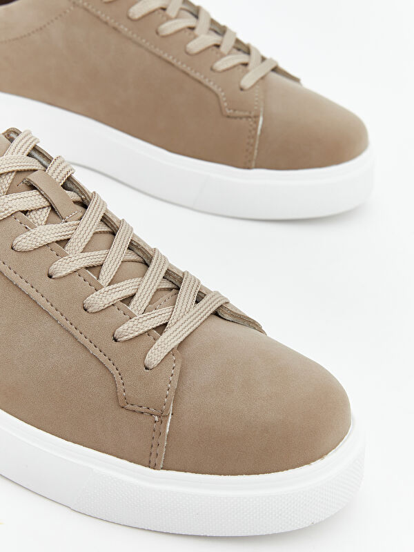 Lcw Steps Siyah Lcw Steps Deri Görünümlü Erkek Spor Ayakkabı