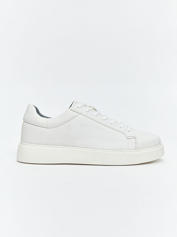 Deri Görünümlü Erkek Spor Ayakkabı - Görsel 3