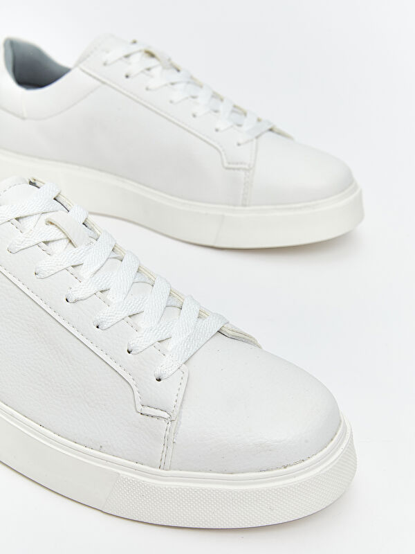 Deri Görünümlü Erkek Spor Ayakkabı - Görsel 4