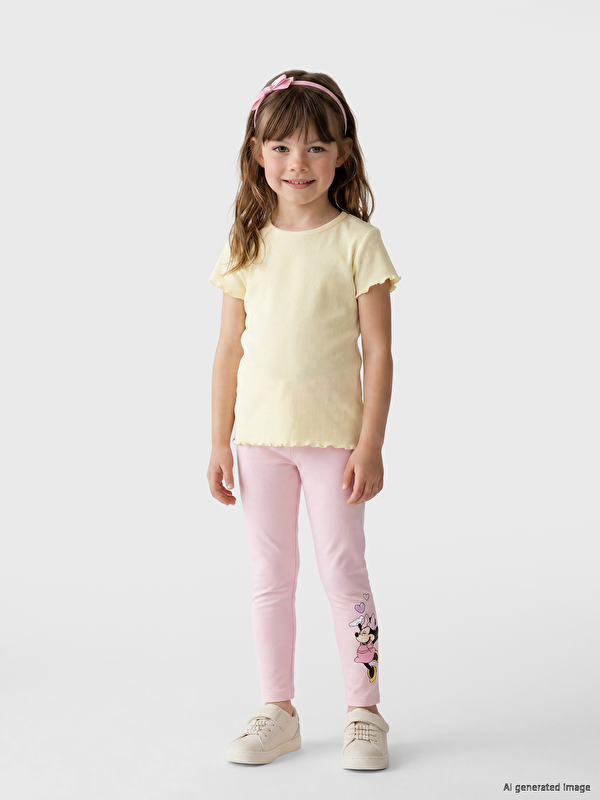 LCW Kids Daisy Duck štampane helanke za devojčice 2 pakovanja