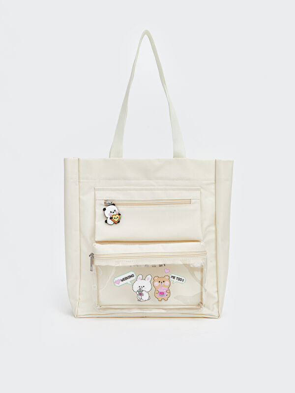 LCW ACCESSORIES Girl ECRU Shoulder bag