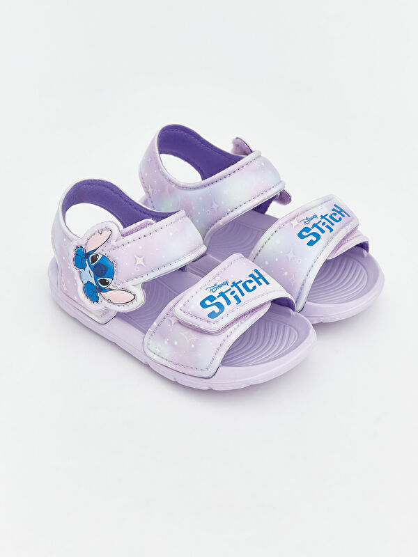 LCW STEPS Stitch Printed Baby Girls' Sandals
