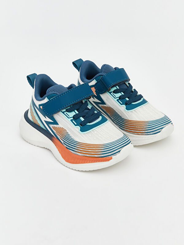 LCW STEPS Baby boy sneakers with laces and velcro.