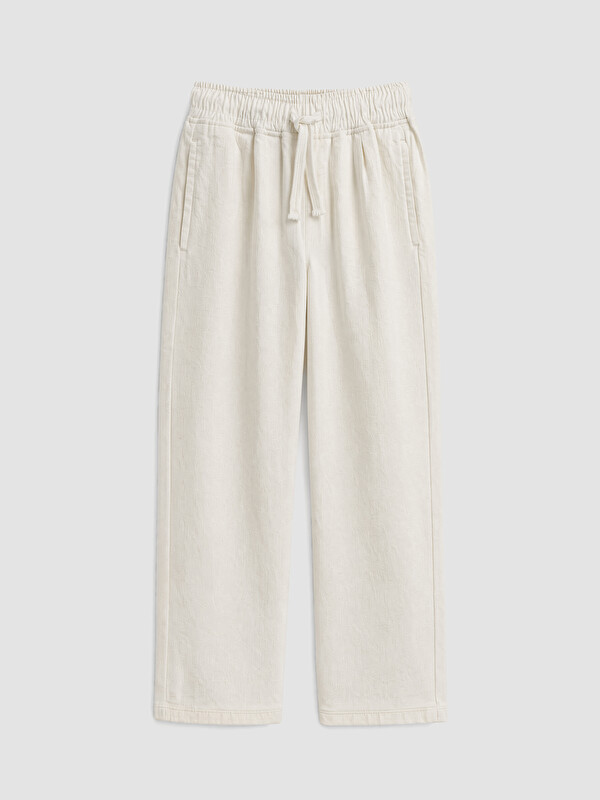 LCW Kids Regular Fit Boys' Linen-Look Trousers