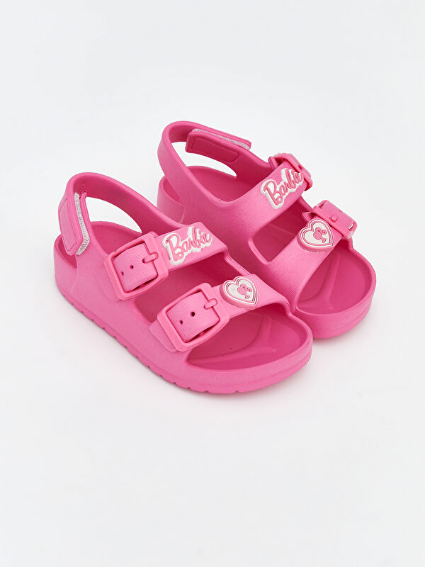 LCW STEPS Barbie Printed Baby Girls' Sandals
