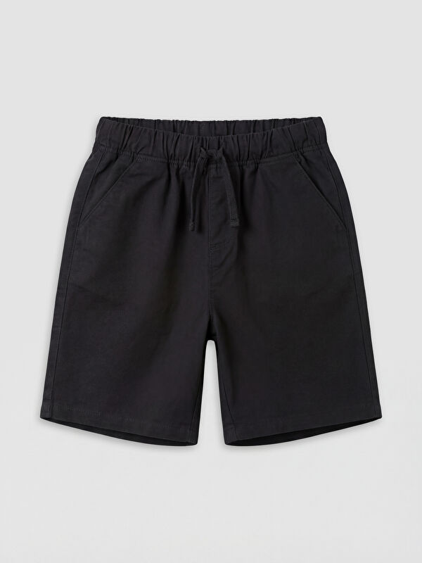 LCW Kids Short en gabardine à taille élastique pour garçon