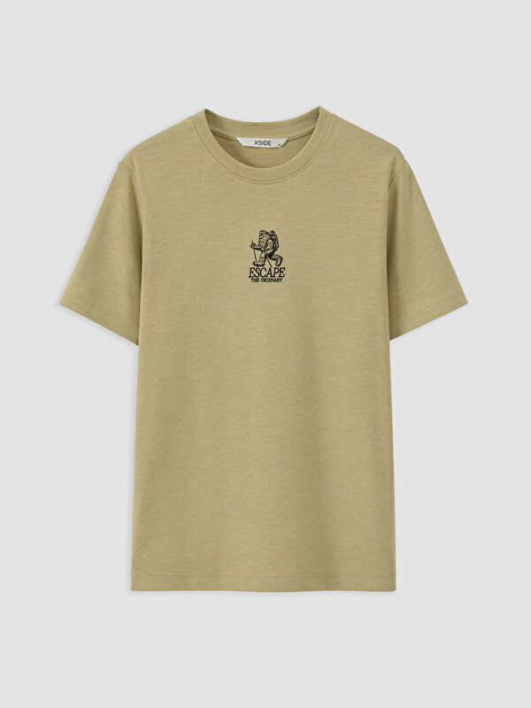 XSIDE Man Yellow T-Shirt