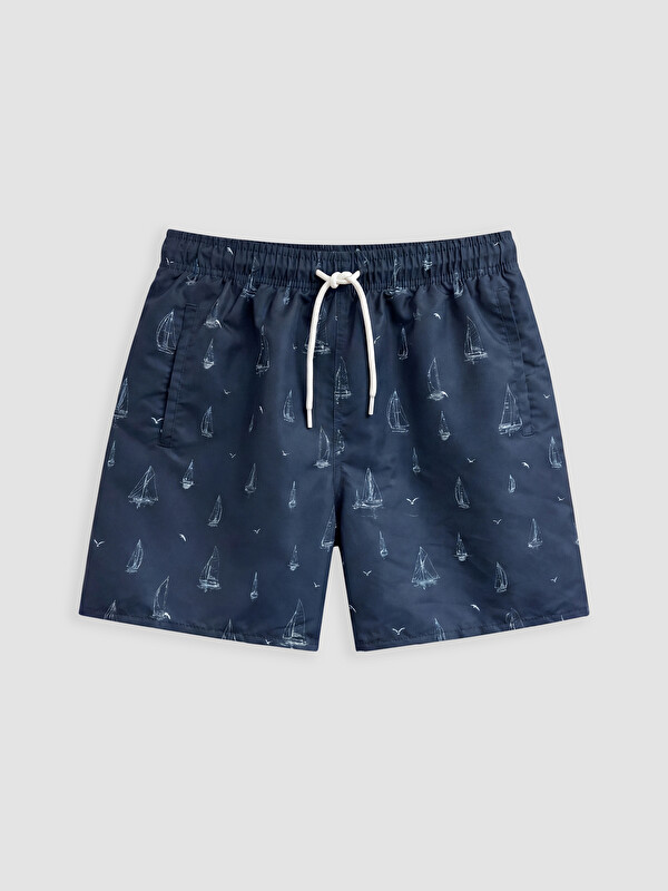 LCW SWIMWEAR شورت سباحة رجالي قصير منقوش