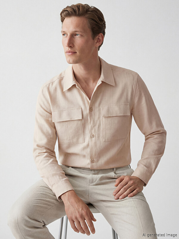 SOUTHBLUE regular fit ерлер жейде-күртешесі