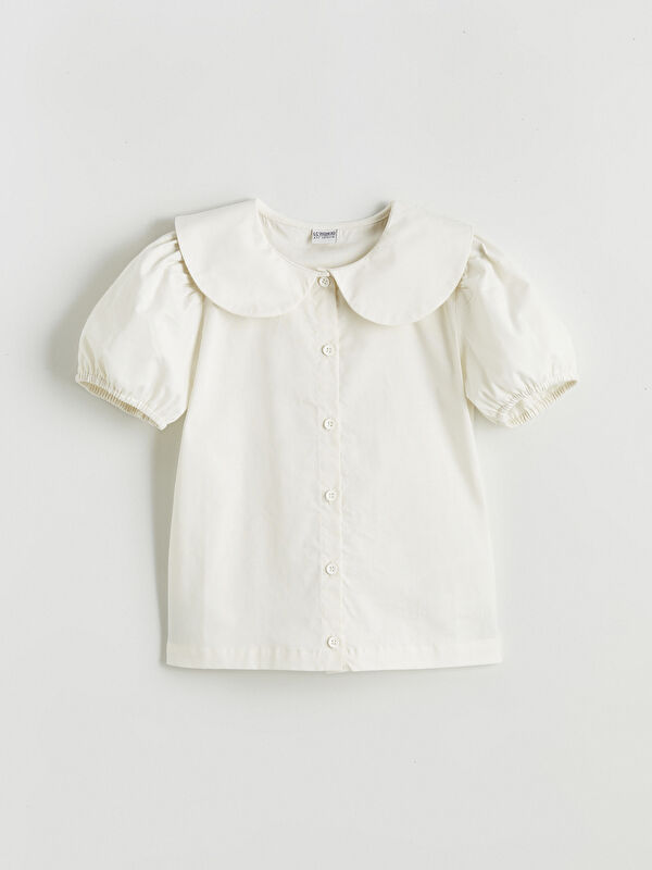 LCW Kids Peter Pan Collar Girls' T-Shirt