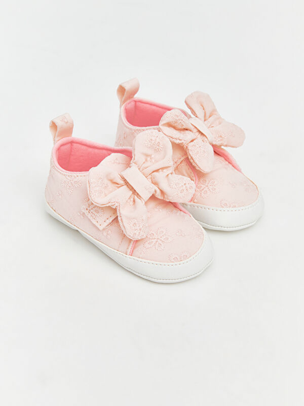 LCW STEPS Fiyonk Detaylı Kız Bebek Yürüme Öncesi Ayakkabı