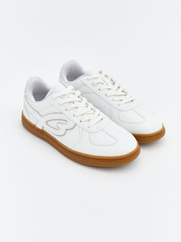 LCW STEPS Beyaz Bağcıklı Kız Çocuk Spor Ayakkabı - S6FJ77Z4-VMA | LCW