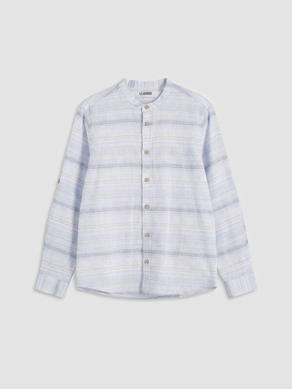 LCW Kids Grandad Collar Boys' Shirt