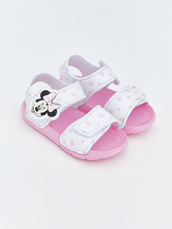 LCW STEPS Minnie Mouse Printed Baby Girls' Sandals