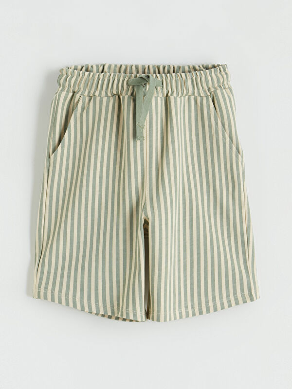 LCW Kids Elastic Waist and Drawstring Boys' Shorts