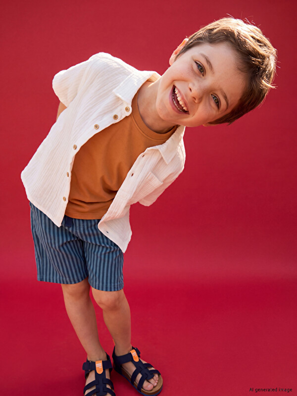 LCW Kids Pantallona të shkurtra me xhepa për djem