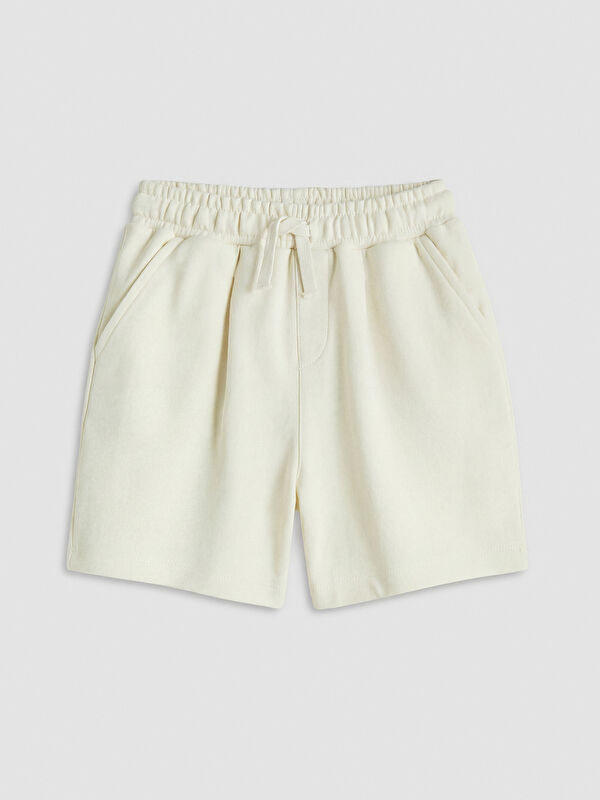 LCW Kids Elastic Waist Boys' Pique Shorts