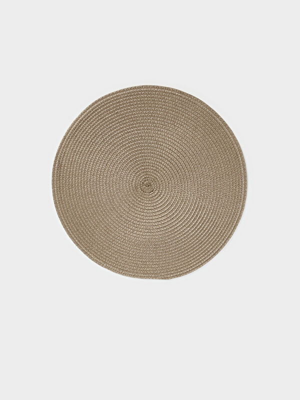 LCW HOME Spiral Knit Textured Round Placemat