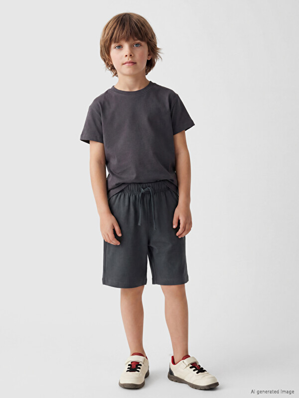 LCW Kids Beli Lastikli Erkek Çocuk Şort