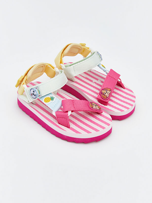 LCW STEPS Paw Patrol Print Baby Girl Sandals