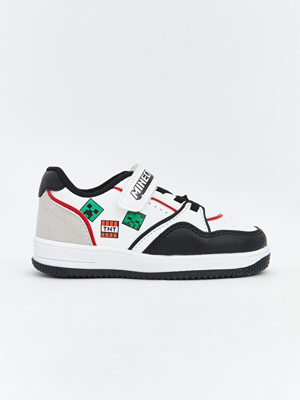 Minecraft Baskılı Erkek Çocuk Spor Ayakkabı - Görsel 3