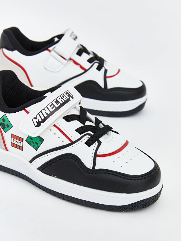 Minecraft Baskılı Erkek Çocuk Spor Ayakkabı - Görsel 4