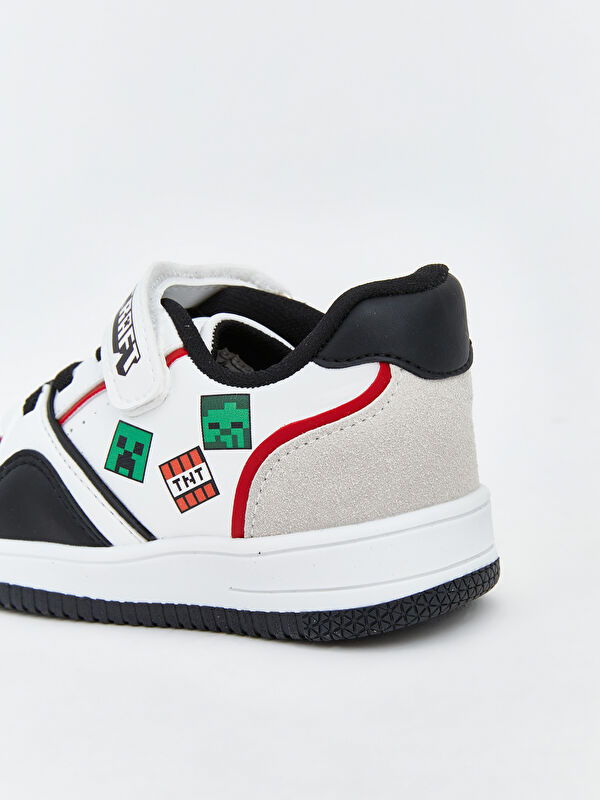 Minecraft Baskılı Erkek Çocuk Spor Ayakkabı - Görsel 6