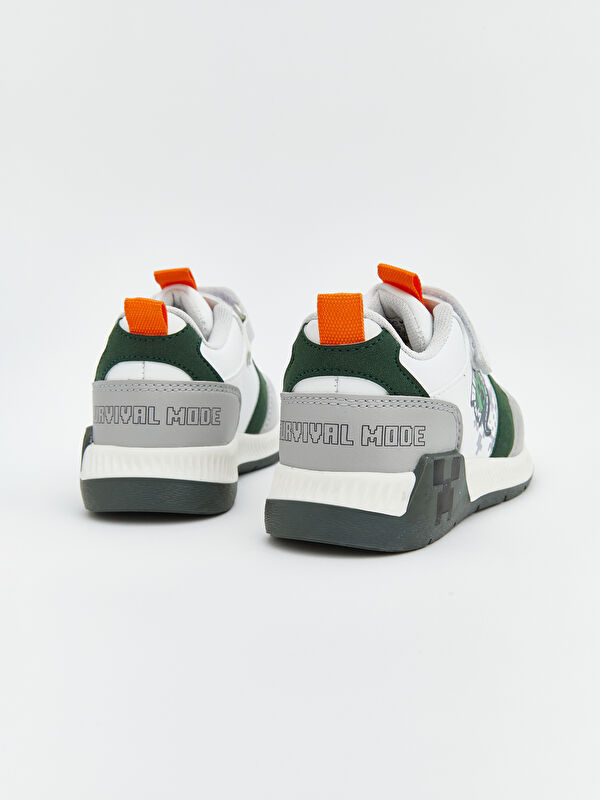 Minecraft Baskılı Erkek Çocuk Spor Ayakkabı - Görsel 6