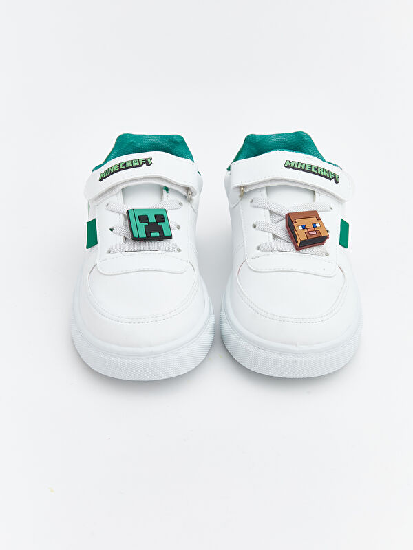 Minecraft Baskılı Erkek Bebek Spor Ayakkabı - Görsel 4