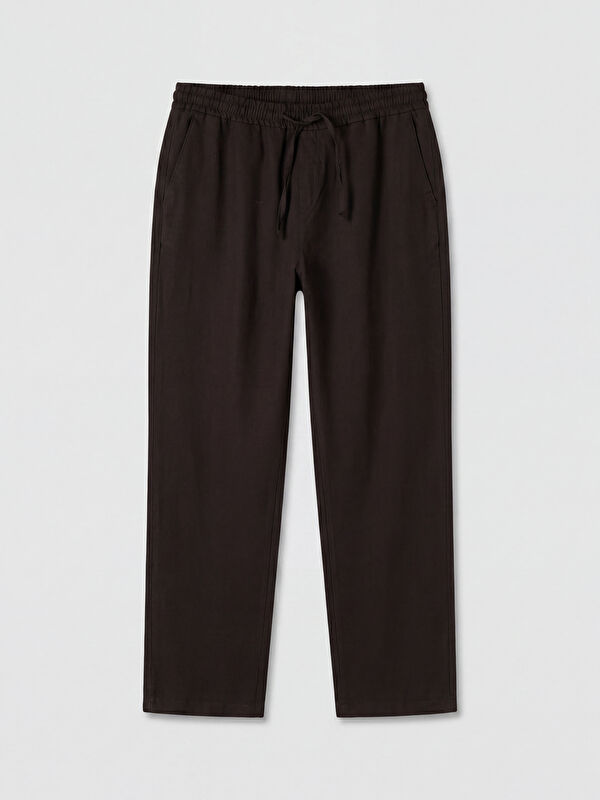 LCW Vision Regular Fit Erkek Keten Görünümlü Pantolon