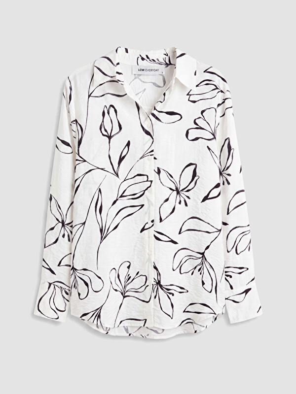 LCW EVERYDAY Floral Patterned Long Sleeve Women's Shirt